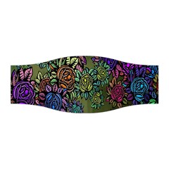 Grunge Rose Background Pattern Stretchable Headband