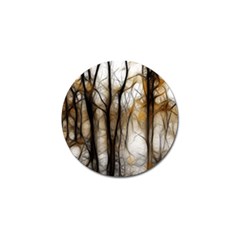 Fall Forest Artistic Background Golf Ball Marker (4 Pack) by Nexatart