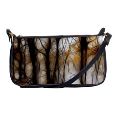 Fall Forest Artistic Background Shoulder Clutch Bags by Nexatart