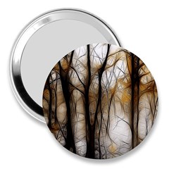 Fall Forest Artistic Background 3  Handbag Mirrors by Nexatart