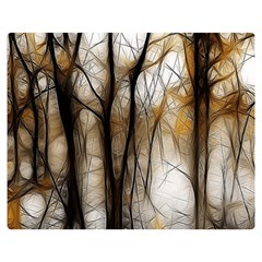 Fall Forest Artistic Background Double Sided Flano Blanket (medium)  by Nexatart