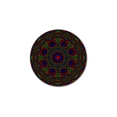 Rainbow Kaleidoscope Golf Ball Marker (10 Pack) by Nexatart