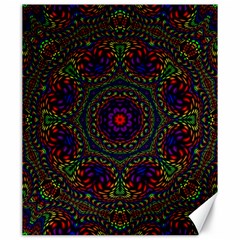 Rainbow Kaleidoscope Canvas 20  X 24   by Nexatart