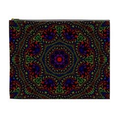 Rainbow Kaleidoscope Cosmetic Bag (xl) by Nexatart