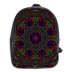 Rainbow Kaleidoscope School Bags(large)  by Nexatart