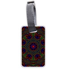 Rainbow Kaleidoscope Luggage Tags (one Side)  by Nexatart