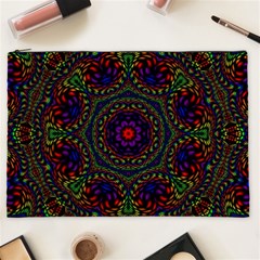 Rainbow Kaleidoscope Cosmetic Bag (xxl)  by Nexatart