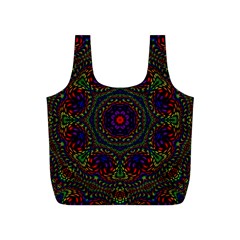 Rainbow Kaleidoscope Full Print Recycle Bags (s)  by Nexatart