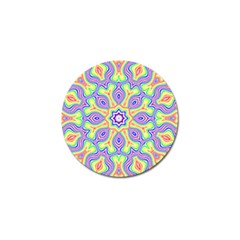 Rainbow Kaleidoscope Golf Ball Marker (10 Pack) by Nexatart