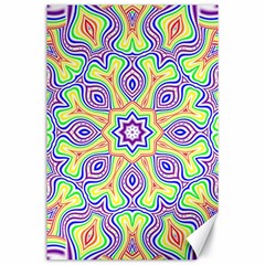 Rainbow Kaleidoscope Canvas 24  X 36  by Nexatart