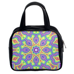 Rainbow Kaleidoscope Classic Handbags (2 Sides) by Nexatart