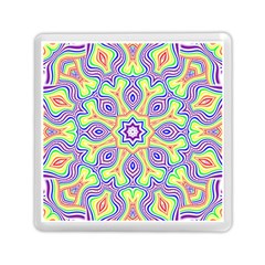 Rainbow Kaleidoscope Memory Card Reader (square)  by Nexatart