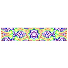 Rainbow Kaleidoscope Flano Scarf (small)