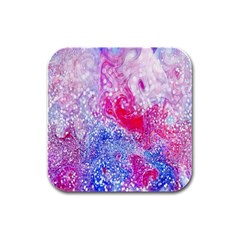 Glitter Pattern Background Rubber Square Coaster (4 Pack)  by Nexatart