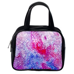 Glitter Pattern Background Classic Handbags (one Side)