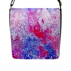 Glitter Pattern Background Flap Messenger Bag (l)  by Nexatart