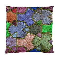 Background With Color Kindergarten Tiles Standard Cushion Case (one Side) by Nexatart