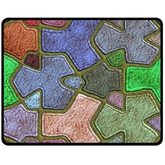 Background With Color Kindergarten Tiles Fleece Blanket (medium) 