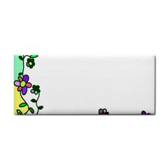 Floral Border Cartoon Flower Doodle Cosmetic Storage Cases by Nexatart