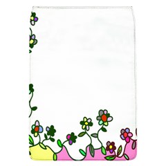 Floral Border Cartoon Flower Doodle Flap Covers (l)  by Nexatart