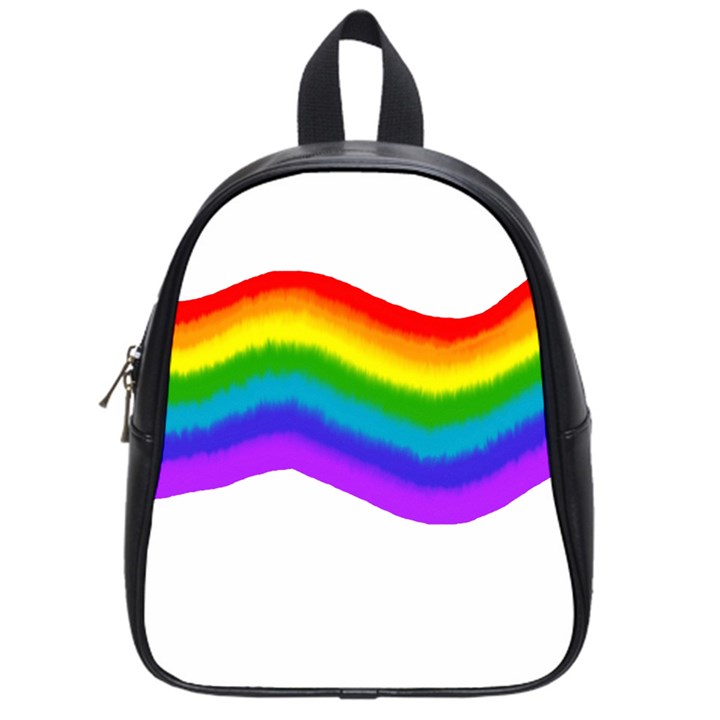 Watercolour Rainbow Colours School Bags (Small) 