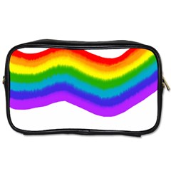 Watercolour Rainbow Colours Toiletries Bags by Nexatart