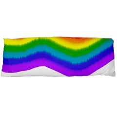 Watercolour Rainbow Colours Body Pillow Case (dakimakura) by Nexatart