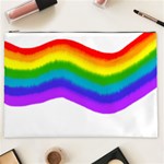 Watercolour Rainbow Colours Cosmetic Bag (XXL)  Front