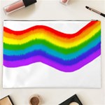 Watercolour Rainbow Colours Cosmetic Bag (XXL)  Back