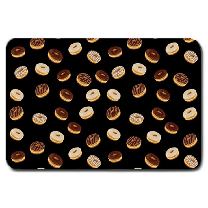 Donuts pattern Large Doormat 