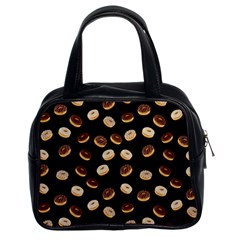 Donuts Pattern Classic Handbags (2 Sides) by Valentinaart