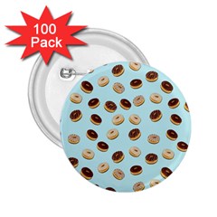 Donuts Pattern 2 25  Buttons (100 Pack)  by Valentinaart