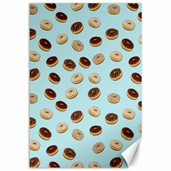 Donuts Pattern Canvas 12  X 18   by Valentinaart