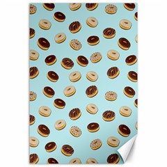 Donuts Pattern Canvas 24  X 36  by Valentinaart