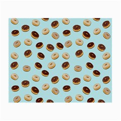 Donuts Pattern Small Glasses Cloth (2-side) by Valentinaart