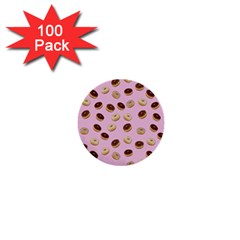 Donuts Pattern 1  Mini Buttons (100 Pack)  by Valentinaart