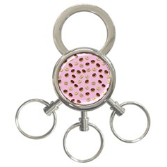 Donuts Pattern 3-ring Key Chains