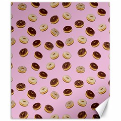 Donuts Pattern Canvas 20  X 24   by Valentinaart