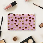 Donuts pattern Cosmetic Bag (Small)  Front