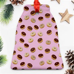 Donuts Pattern Bell Ornament (two Sides) by Valentinaart