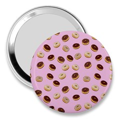 Donuts Pattern 3  Handbag Mirrors by Valentinaart