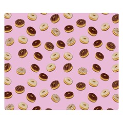 Donuts Pattern Double Sided Flano Blanket (small)  by Valentinaart