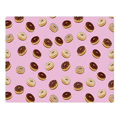 Donuts Pattern Double Sided Flano Blanket (large)  by Valentinaart