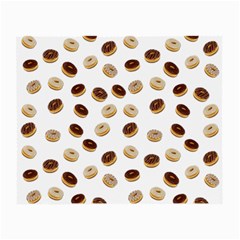 Donuts Pattern Small Glasses Cloth (2-side) by Valentinaart