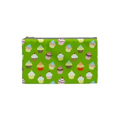 Cupcakes Pattern Cosmetic Bag (small)  by Valentinaart