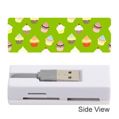 Cupcakes Pattern Memory Card Reader (stick)  by Valentinaart