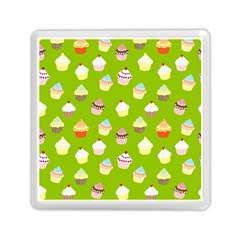 Cupcakes Pattern Memory Card Reader (square) 