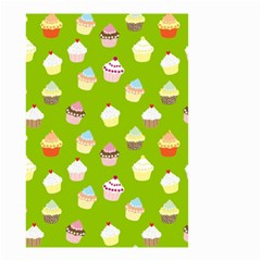 Cupcakes Pattern Small Garden Flag (two Sides) by Valentinaart