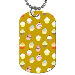 Cupcakes Pattern Dog Tag (two Sides)