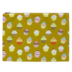 Cupcakes Pattern Cosmetic Bag (xxl)  by Valentinaart